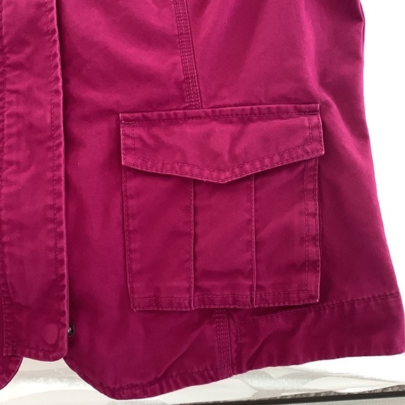 Eddie Bauer Women’s Long Sleeve Pink/Red Short Jacket w/pockets. Size L - Picture 12 of 13